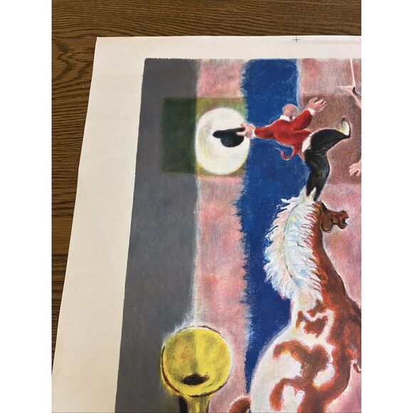 Georges Schreiber Signed Lithograph: Ringmaster - Circus Acrobat Acrobatics - Picture 8 of 16